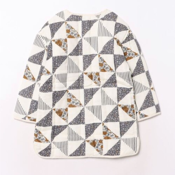 Rylee & Cru quilted longline patchwork kids jacket size 2-3Y - Picture 2 of 7